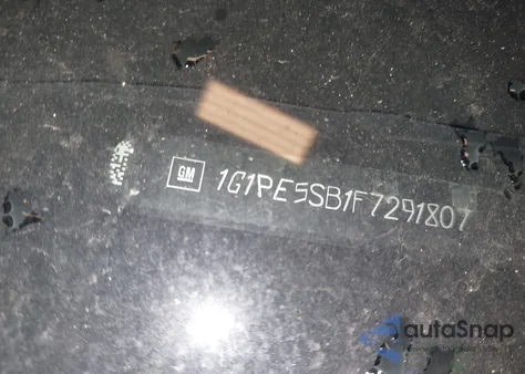 2015 Chevrolet Cruze 2Lt Auto из США, поврежденный, VIN 1G1PE5SB1F7291807